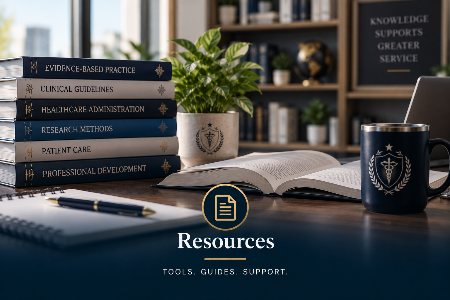 HSHS resource library with academic and professional tools